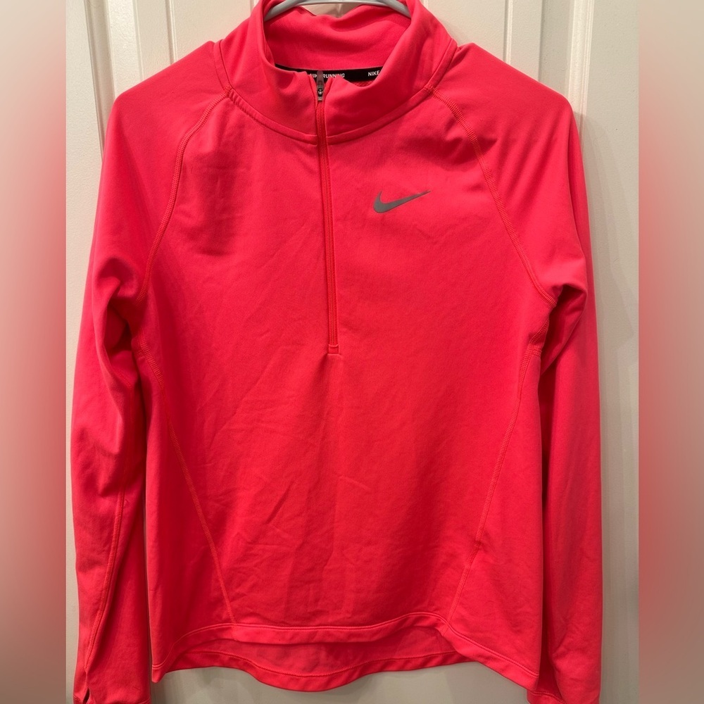 Nike Dri-FIT Pink Running Top small